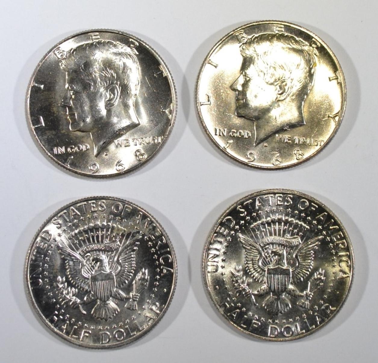 BU KENNEDY HALF DOLLAR LOT: