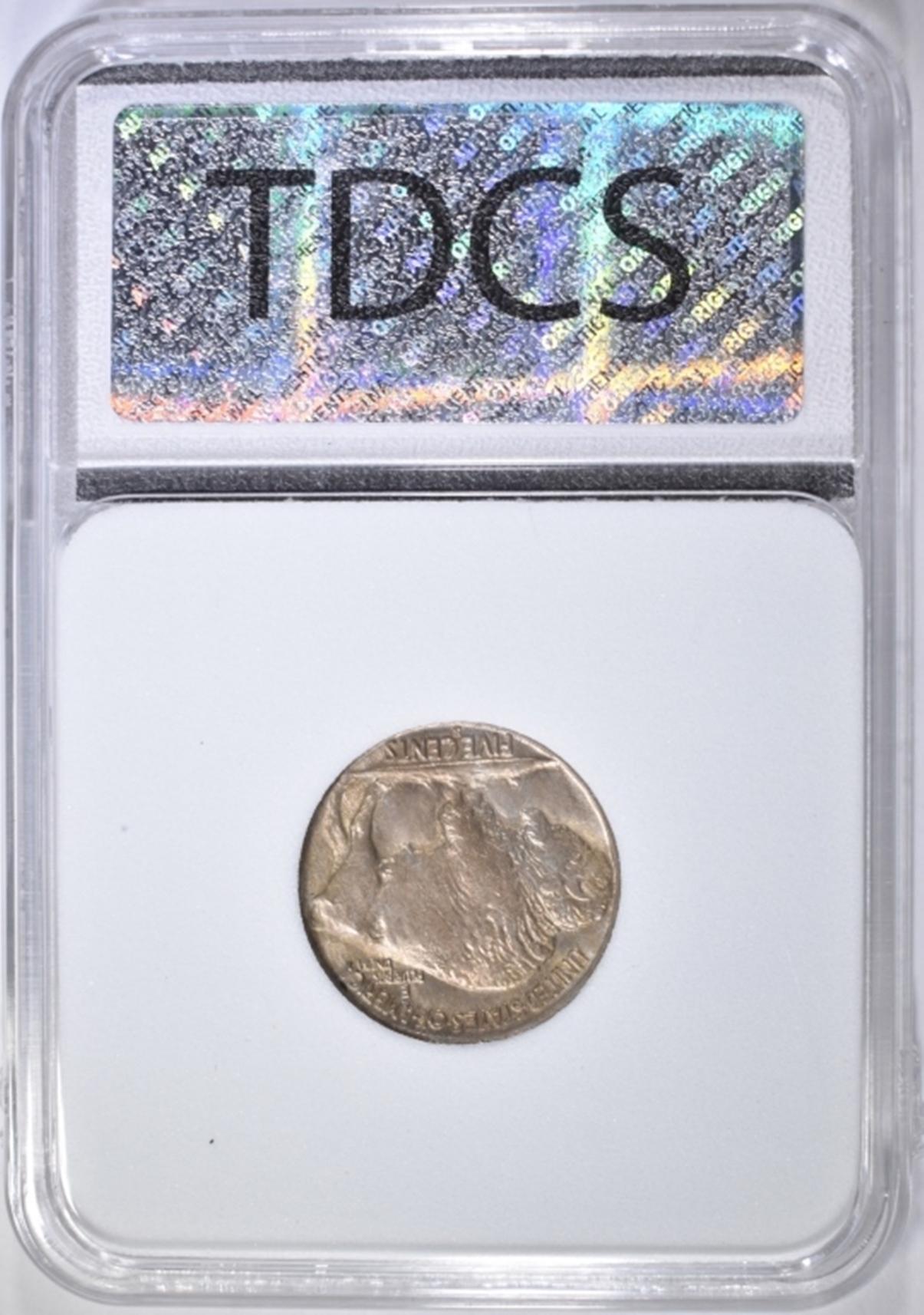 1937-S BUFFALO NICKEL, TDCS GEM BU