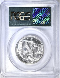 1945 WALKING LIBERTY HALF, PCGS MS-64 OGH