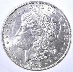 1878 7TF REV. OF 79 MORGAN DOLLAR, PNA CH/ GEM BU