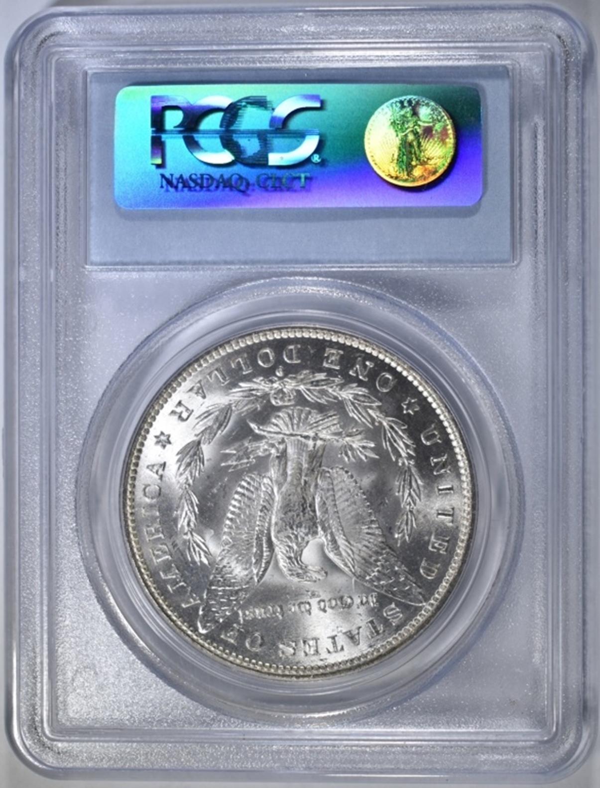 1884-O MORGAN DOLLAR, PCGS MS-63