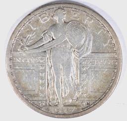 1917-S TYPE 1 STANDING LIBERTY QUARTER VF