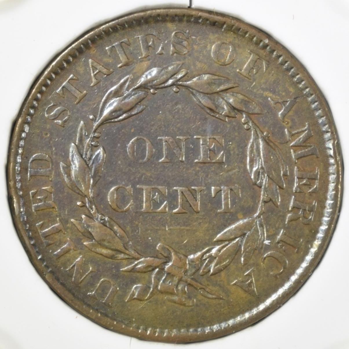 1836 LARGE CENT AU