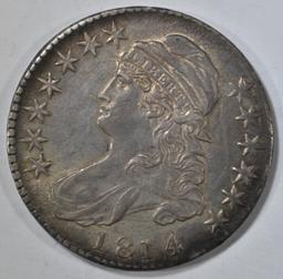 1814 BUST HALF DOLLAR  CH AU