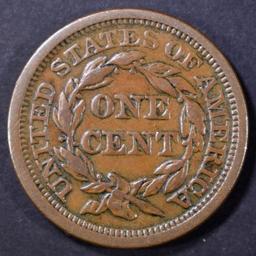 1856 UPRIGHT 5 LARGE CENT AU