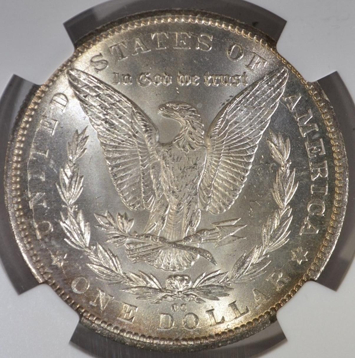 1884-CC MORGAN DOLLAR, NGC MS-63