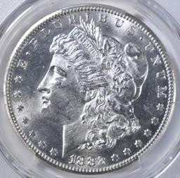 1882-CC MORGAN DOLLAR, PCGS MS-62