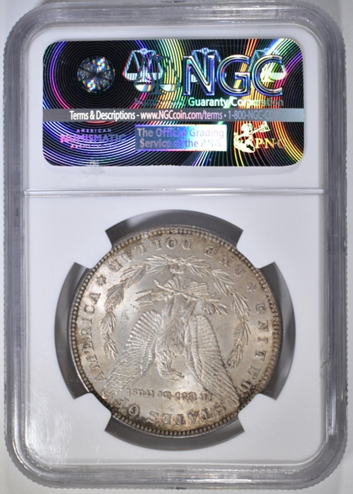 1884 MORGAN DOLLAR, NGC MS-63