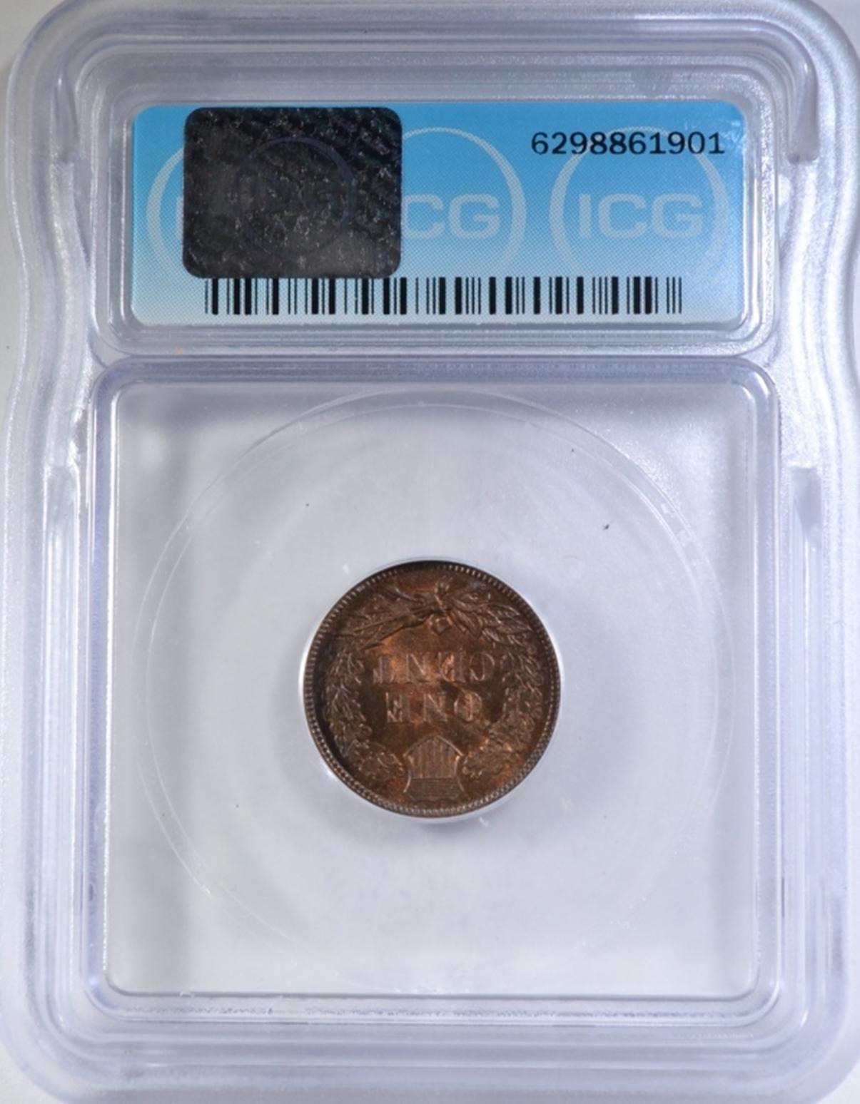 1907 INDIAN CENT ICG MS-66 RB