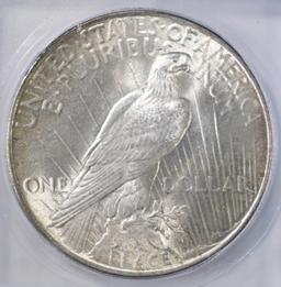 1924 PEACE DOLLAR ICG MS-64