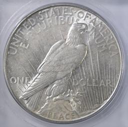 1934 PEACE DOLLAR ICG MS-62