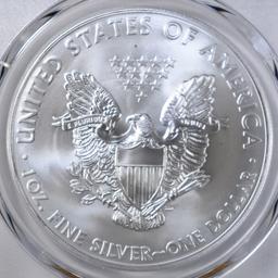 2014 AMERICAN SILVER EAGLE, PCGS MS-70