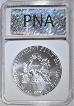 2015 AMERICAN SILVER EAGLE PNA PERFECT GEM BU