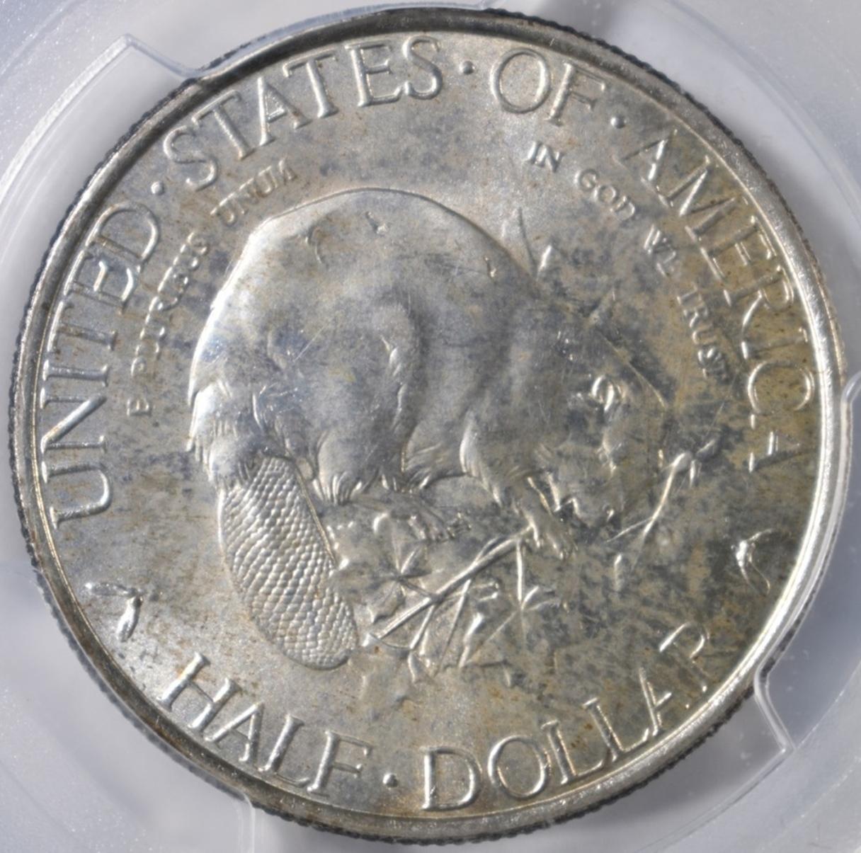 1936 ALBANY COMMEM HALF PCGS MS-65