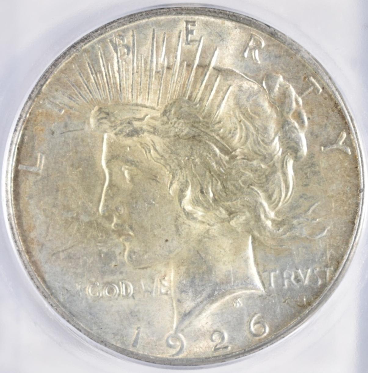 1926 PEACE DOLLAR ICG MS-61