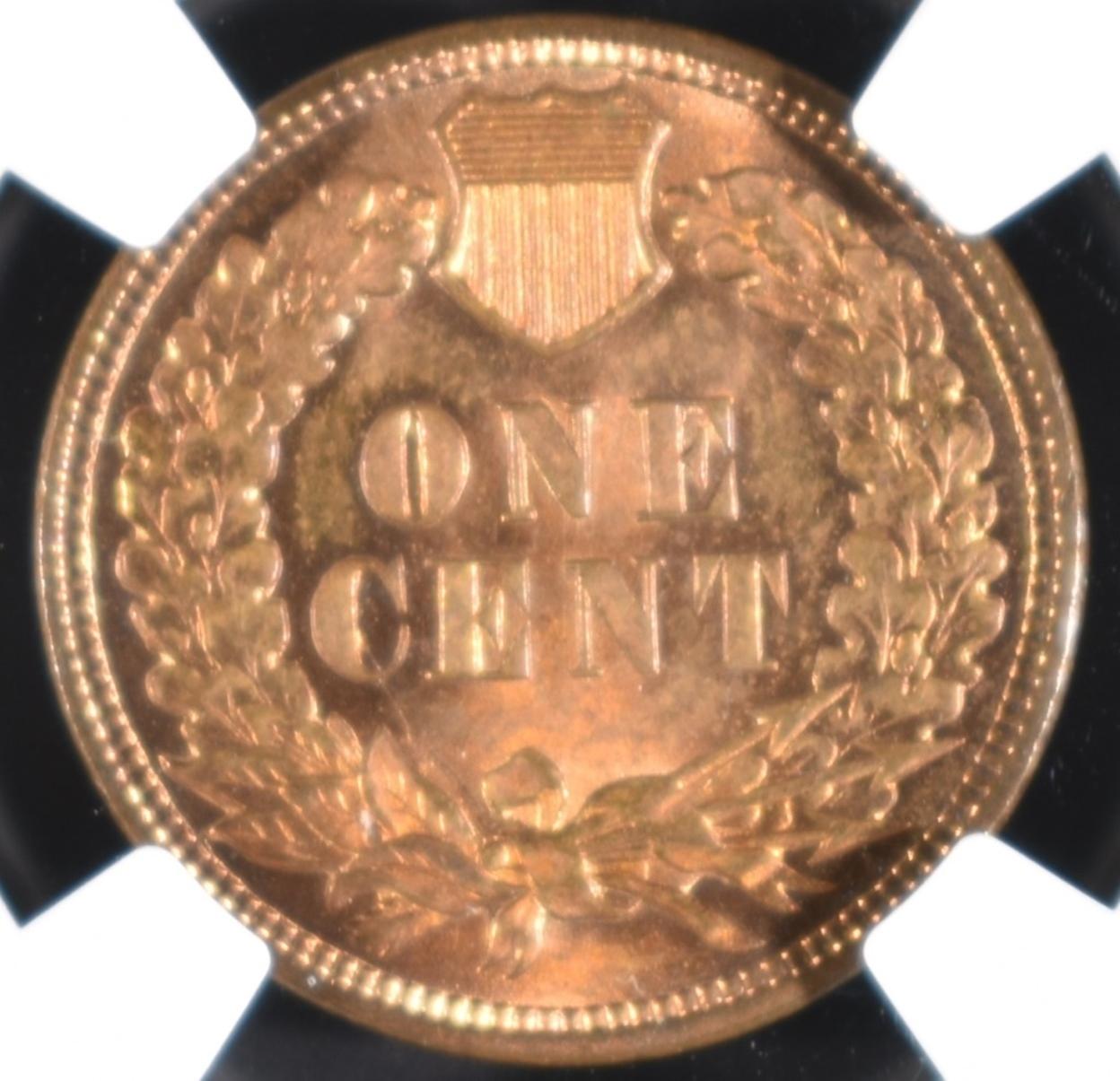 1897 INDIAN HEAD CENT, NGC MS-63 RB