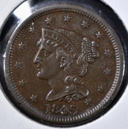 1845 LARGE CENT AU