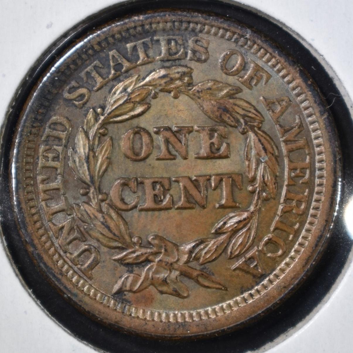 1853 LARGE CENT CH BU