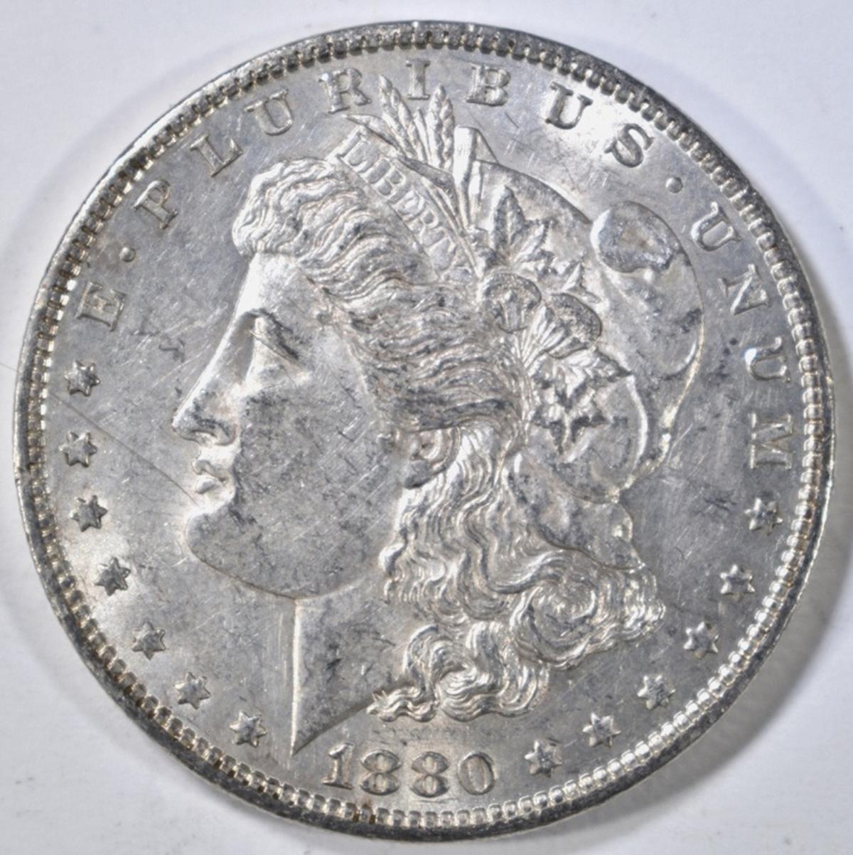 1880-O MORGAN DOLLAR, BU