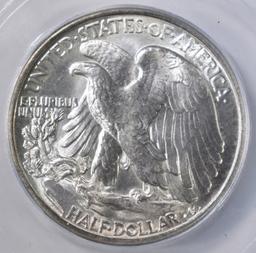 1945 WALKING LIBERTY HALF ICG MS-63