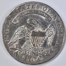 1833 BUST HALF DOLLAR AU