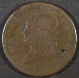 1812 LARGE CENT, G-VG