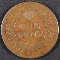 1864 BRONZE INDIAN HEAD CENT, XF