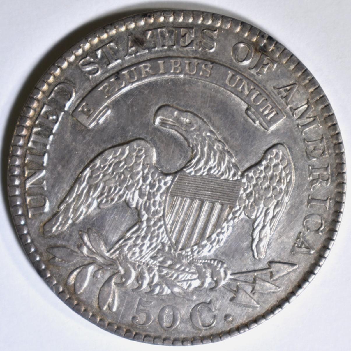 1829 BUST HALF DOLLAR CH AU