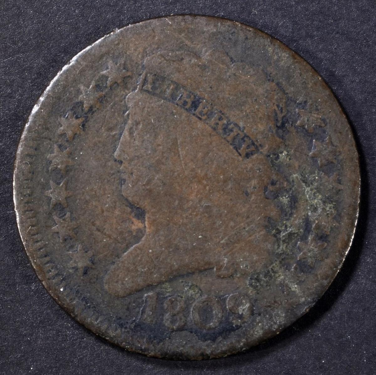 1809 HALF CENT GOOD