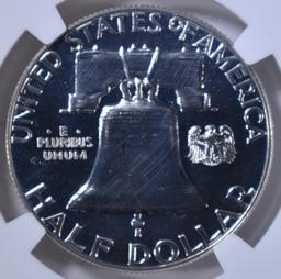 1961 FRANKLIN HALF DOLLAR, NGC PF-67