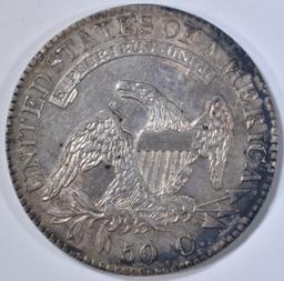 1823 BUST HALF DOLLAR AU