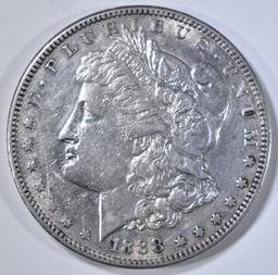 1888-S MORGAN DOLLAR AU CLEANED