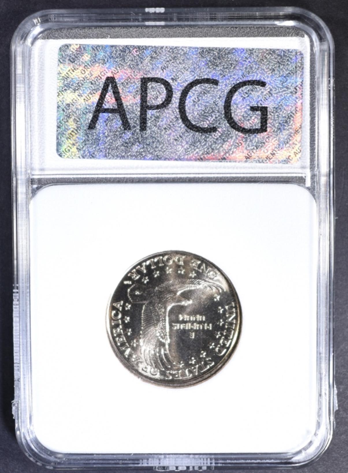 2002-P SACAGAWEA DOLLAR APCG SUPERB GEM+ BU