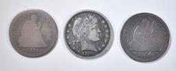 2 SEATED & 1 BARBER QUARTER