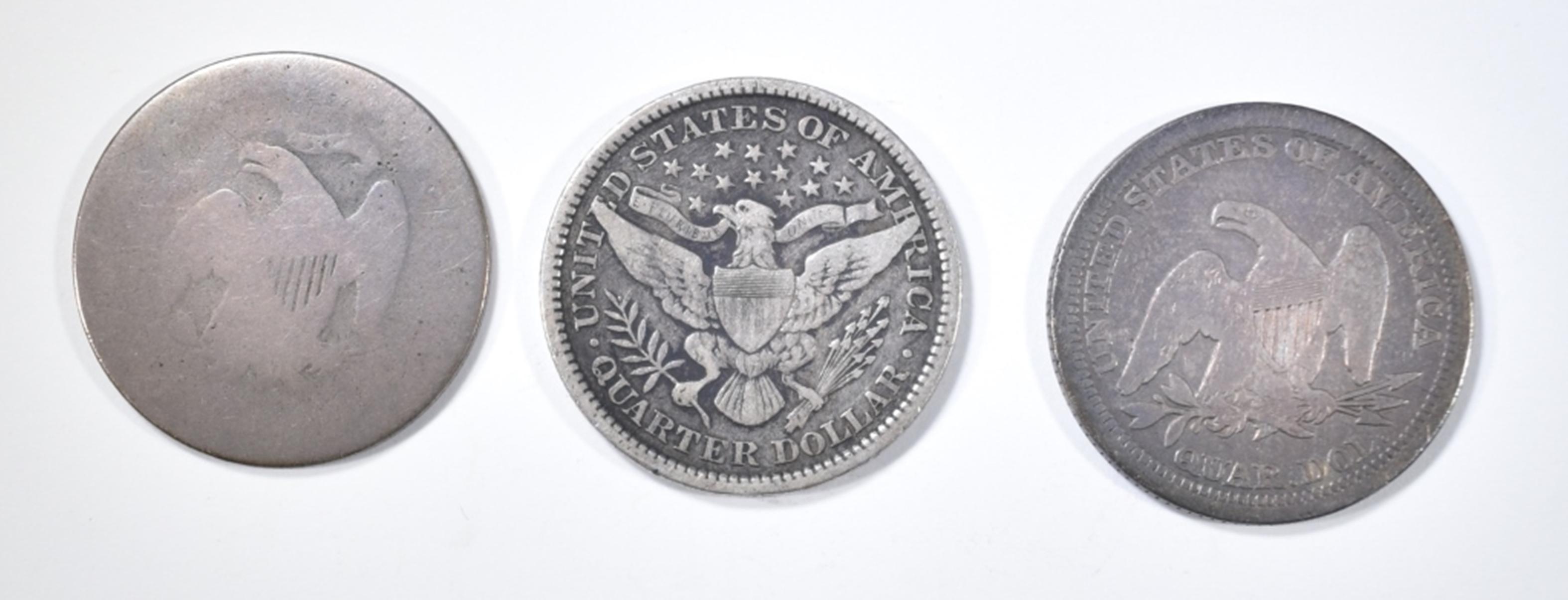 2 SEATED & 1 BARBER QUARTER