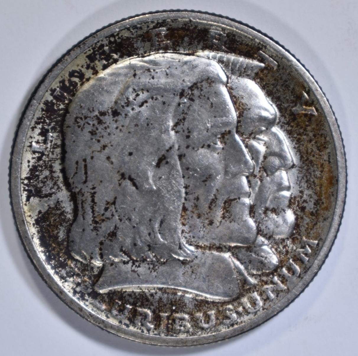 1936 LONG ISLAND COMMEM HALF DOLLAR, GEM BU+