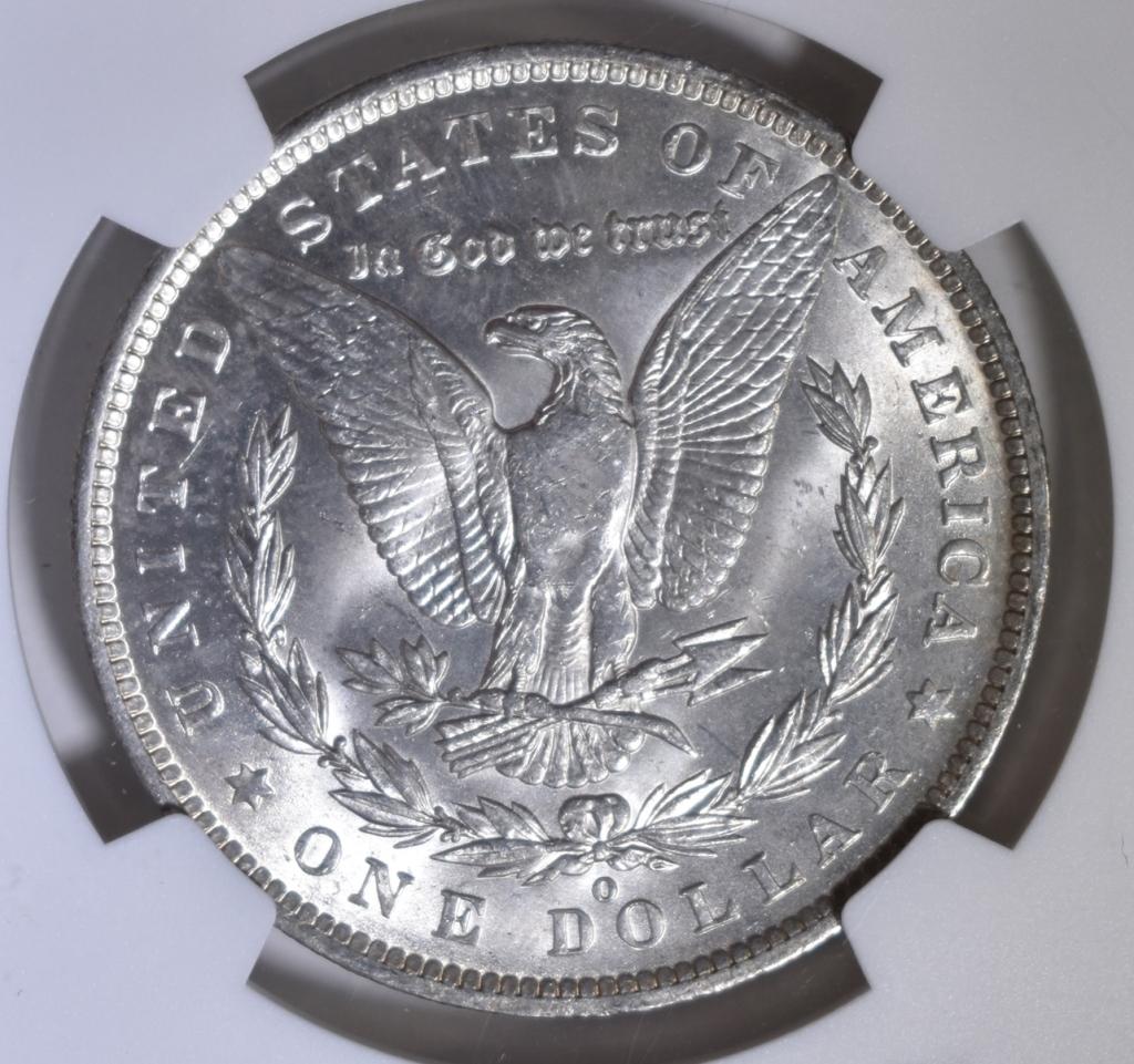 1885-O MORGAN DOLLAR NGC MS-63