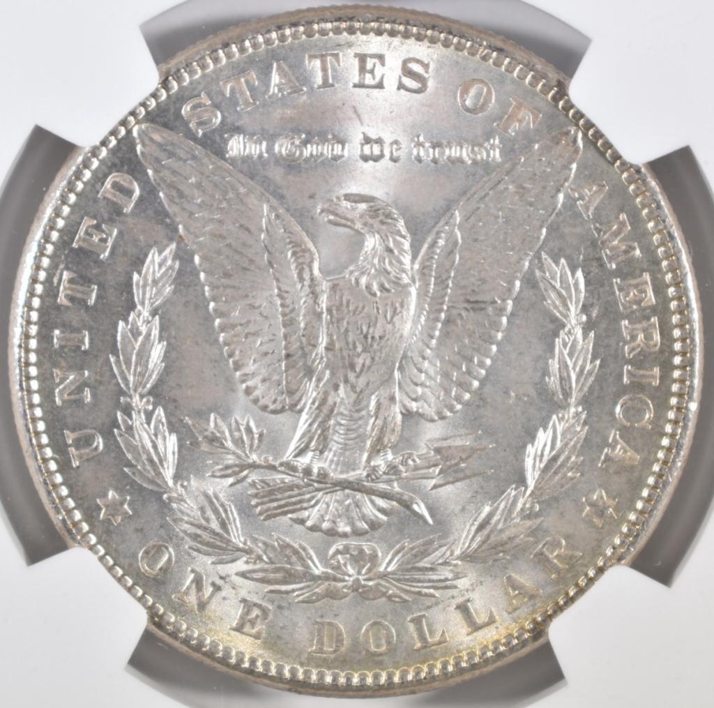 1884 MORGAN DOLLAR, NGC MS-63