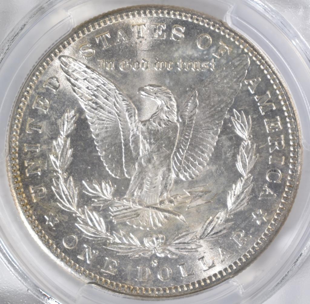 1885-S MORGAN DOLLAR PCGS MS-64