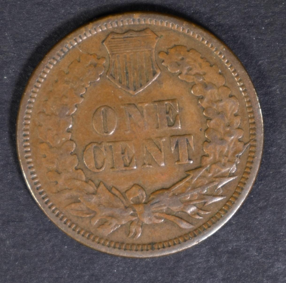 1869 INDIAN CENT FINE