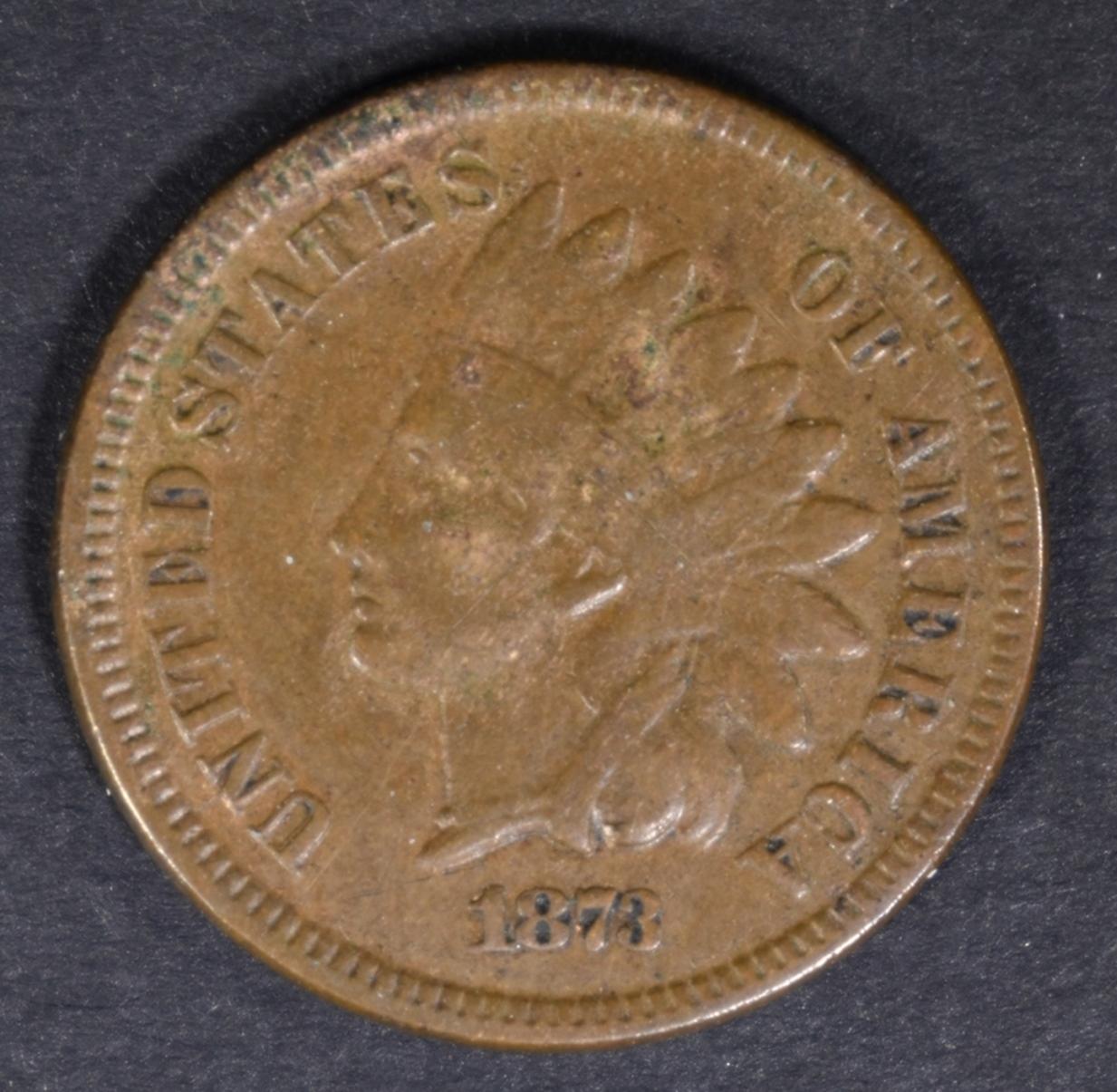 1873 INDIAN CENT VF