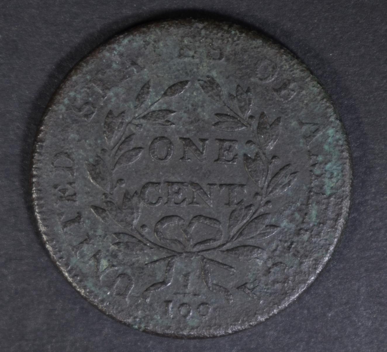 1798 LARGE CENT VF/XF CORROSION