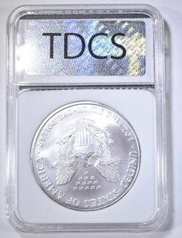 2005 AMERICAN SILVER EAGLE, TDCS PERFECT GEM BU