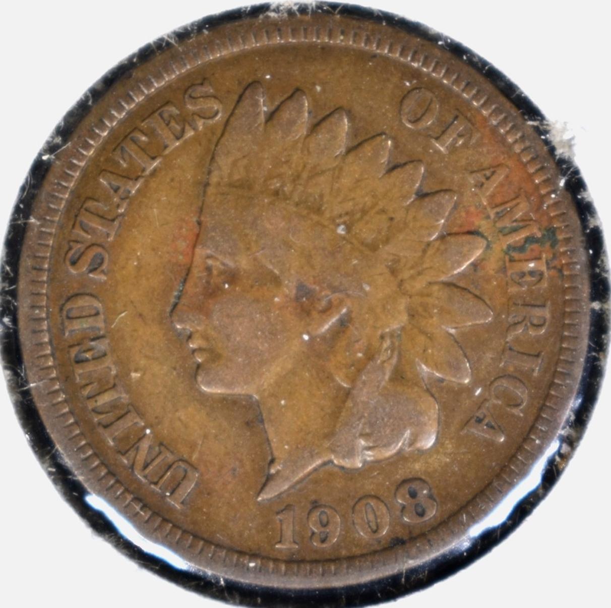 1908-S INDIAN CENT FINE