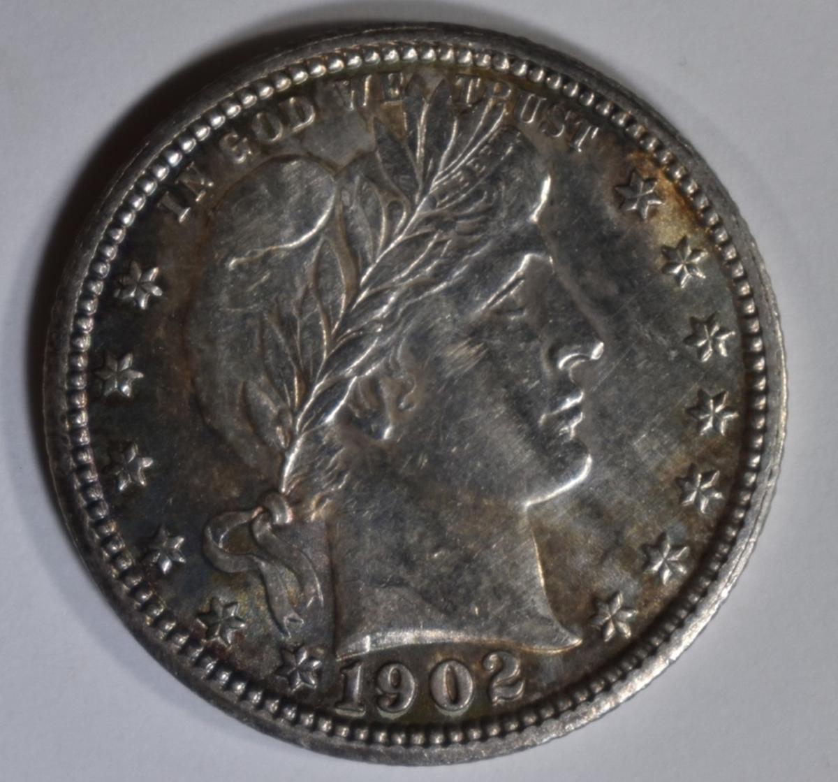 1902 BARBER QUARTER CH BU OLD CLEANING