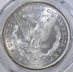 1878 8TF MORGAN DOLLAR PCGS MS-63 CAC, OBV COLOR