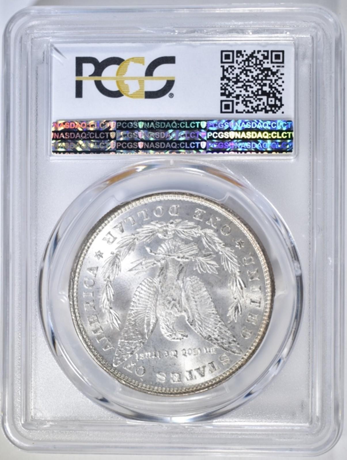 1878 8TF MORGAN DOLLAR PCGS MS-63 CAC, OBV COLOR