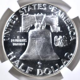 1951 FRANKLIN HALF DOLLAR NGC PF-65