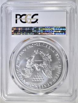 2018-W BURNISHED SILVER EAGLE  PCGS SP-70