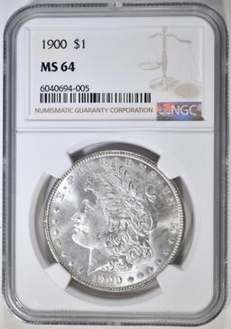 1900 MORGAN DOLLAR NGC MS-64